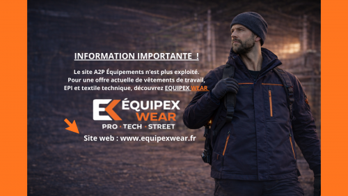 Information A2P Équipements – vêtements de travail et EPI