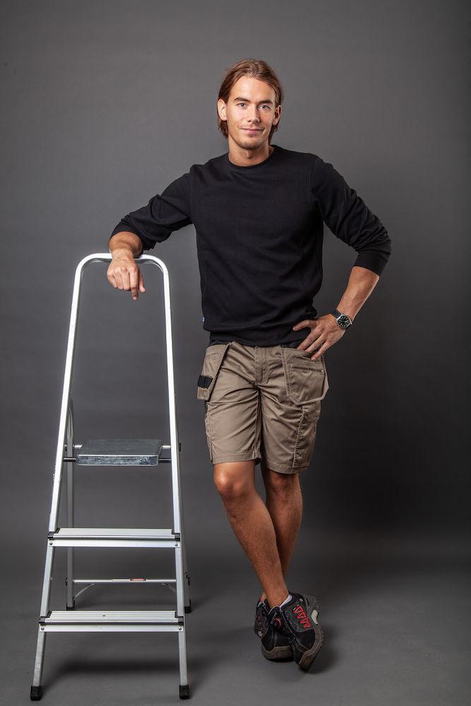 5535 SHORT PRIO POLYCOTON CONTRASTE POCHES FLOTTANTES