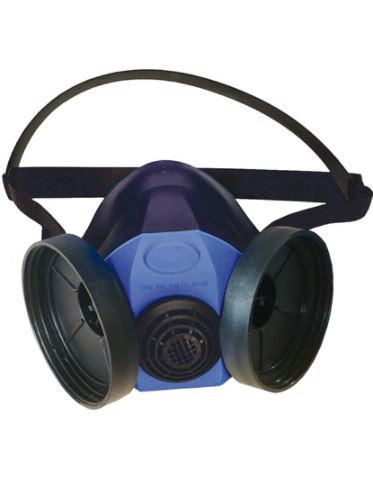DEMI-MASQUE RESPIRATOIRE. EN SILICONE. POUR 2 FILTRES.