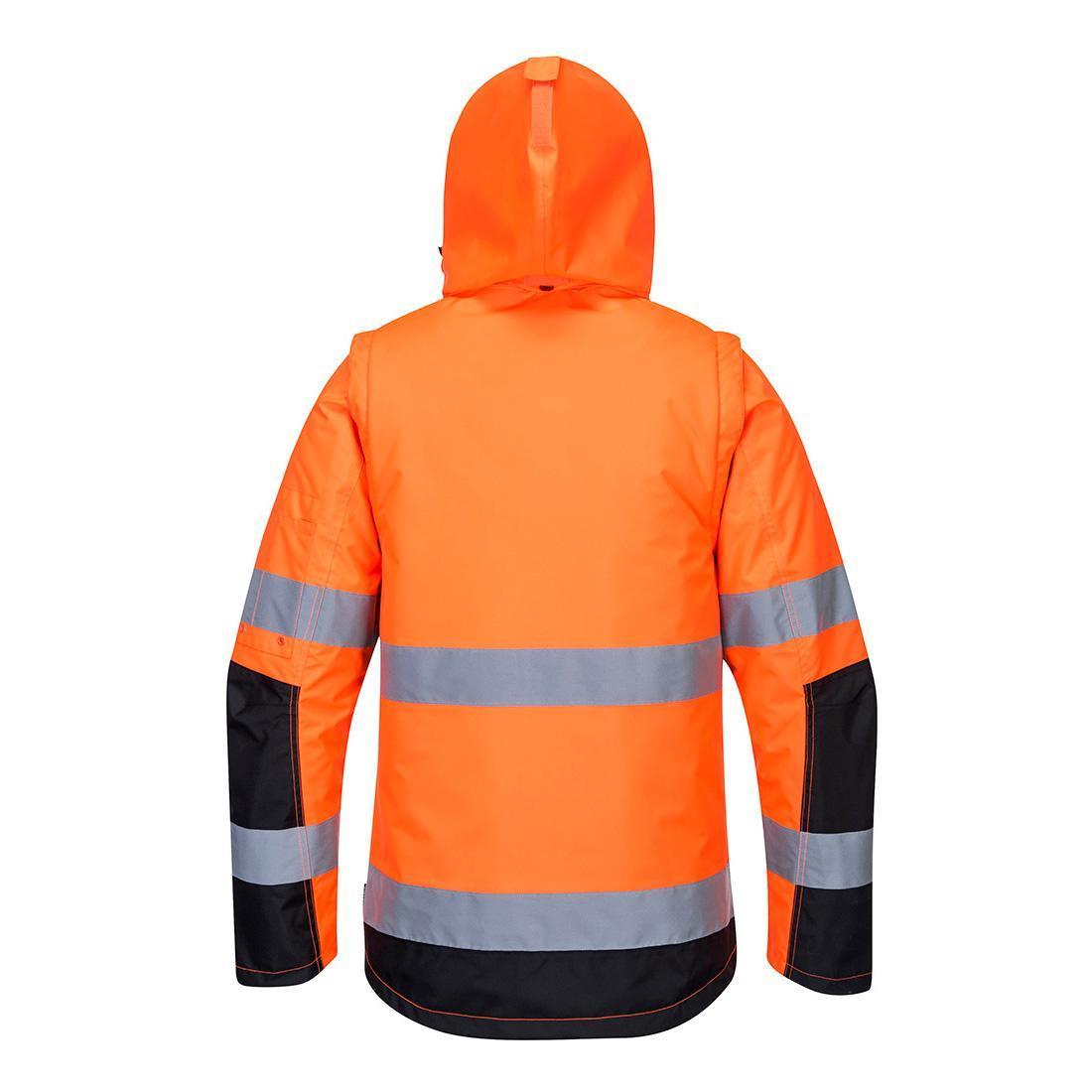 Parka 3-en-1 Pro Hi-Vis Orange/Noir