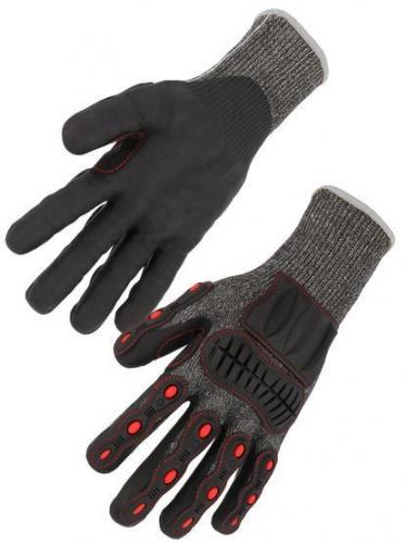 GANT PEHD. COUPURE NIVEAU F. ENDUCTION NITRILE MOUSSE. PROTECTION CHOCS 