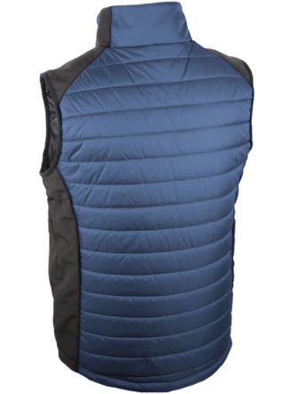 GILET CHAUD ET CONFORTABLE SOFTSHELL & POLYAMIDE RIPSTOP